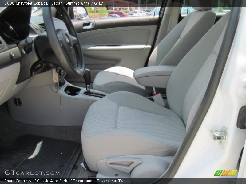 Summit White / Gray 2008 Chevrolet Cobalt LT Sedan