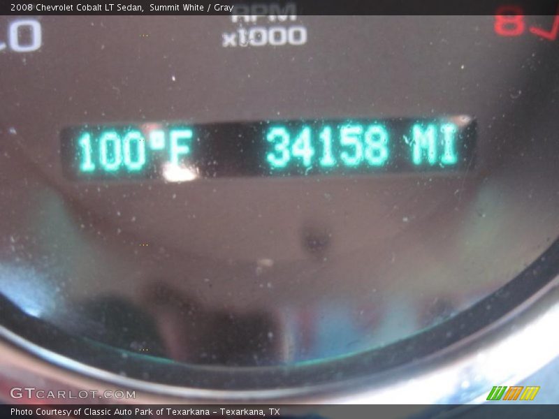 Summit White / Gray 2008 Chevrolet Cobalt LT Sedan