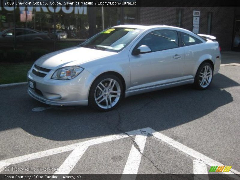 Silver Ice Metallic / Ebony/Ebony UltraLux 2009 Chevrolet Cobalt SS Coupe