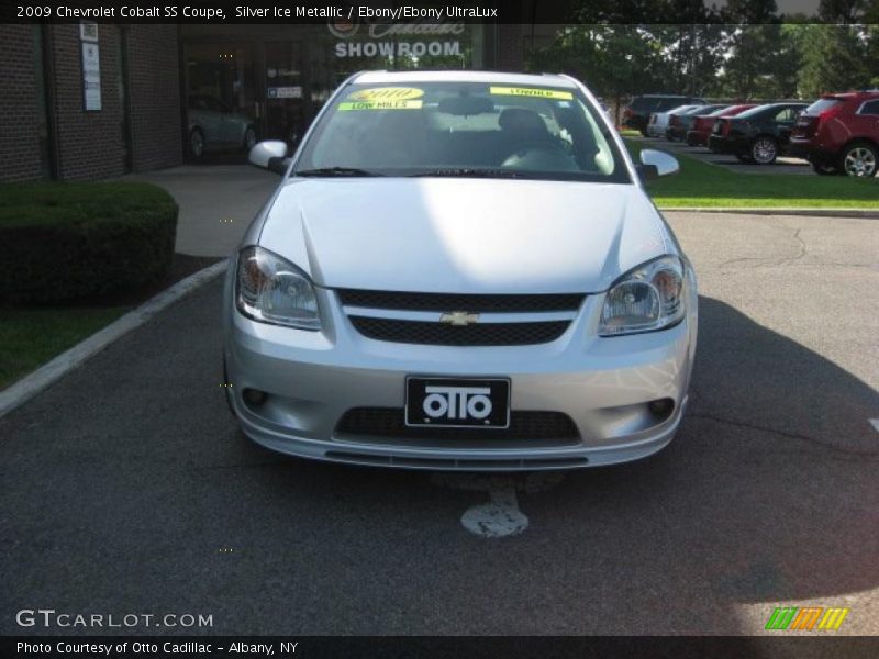 Silver Ice Metallic / Ebony/Ebony UltraLux 2009 Chevrolet Cobalt SS Coupe