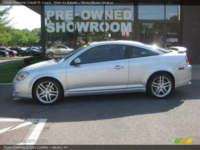 Silver Ice Metallic / Ebony/Ebony UltraLux 2009 Chevrolet Cobalt SS Coupe