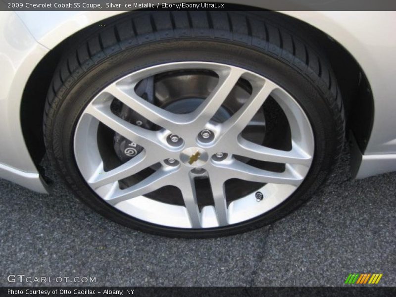 Silver Ice Metallic / Ebony/Ebony UltraLux 2009 Chevrolet Cobalt SS Coupe