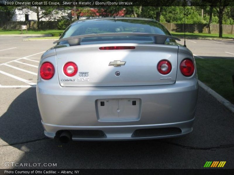 Silver Ice Metallic / Ebony/Ebony UltraLux 2009 Chevrolet Cobalt SS Coupe