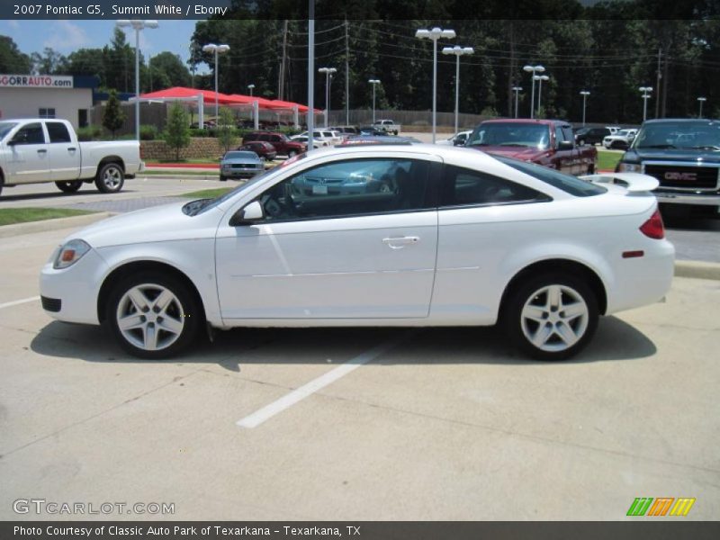 Summit White / Ebony 2007 Pontiac G5