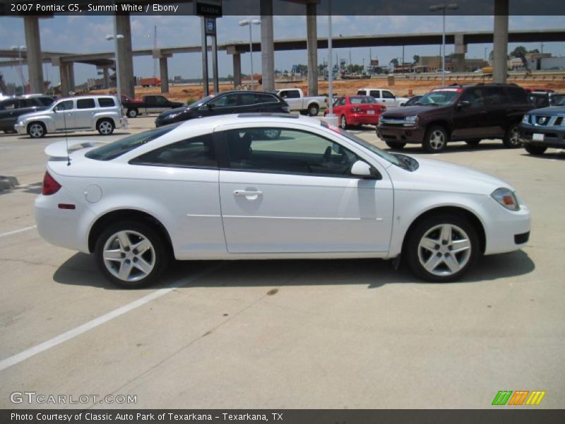 Summit White / Ebony 2007 Pontiac G5