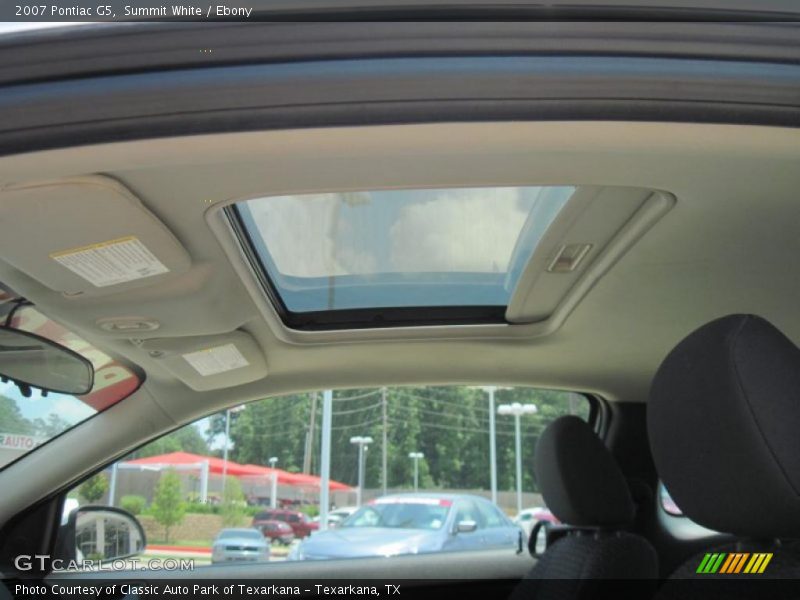 Summit White / Ebony 2007 Pontiac G5
