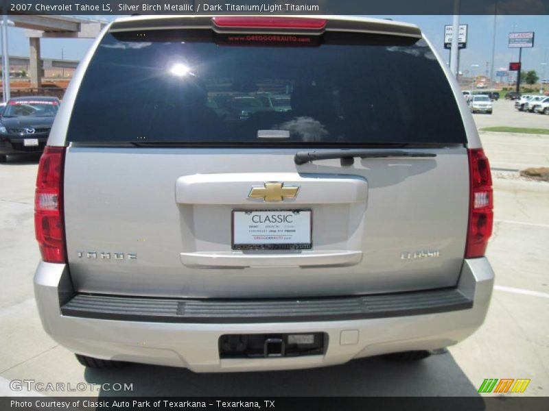 Silver Birch Metallic / Dark Titanium/Light Titanium 2007 Chevrolet Tahoe LS