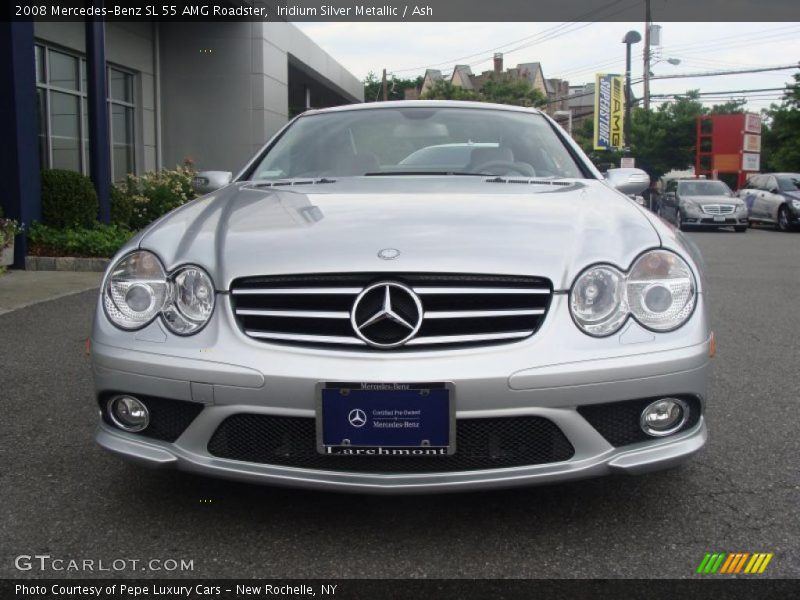 Iridium Silver Metallic / Ash 2008 Mercedes-Benz SL 55 AMG Roadster
