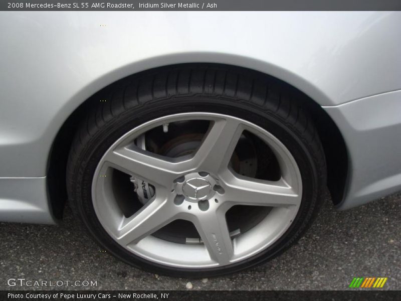 Iridium Silver Metallic / Ash 2008 Mercedes-Benz SL 55 AMG Roadster