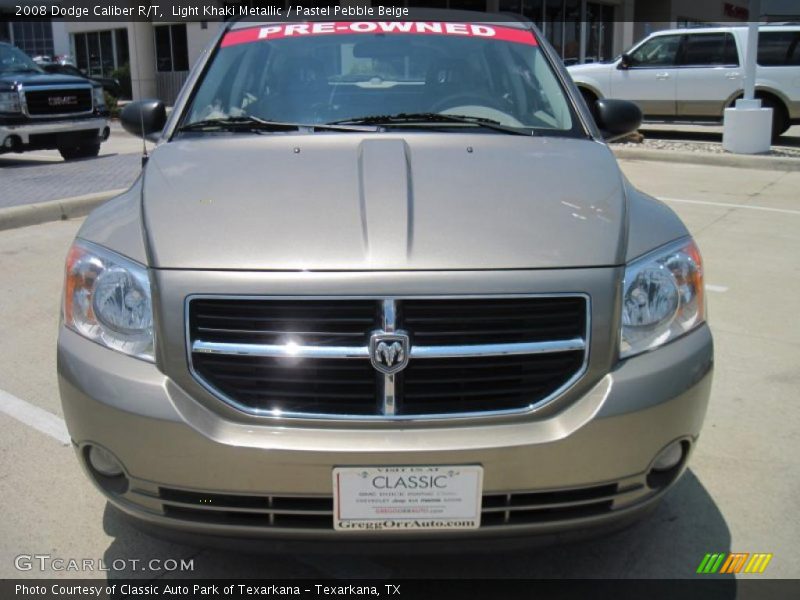 Light Khaki Metallic / Pastel Pebble Beige 2008 Dodge Caliber R/T