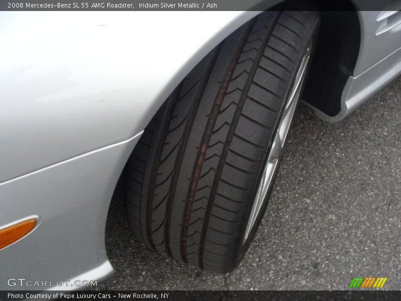 Iridium Silver Metallic / Ash 2008 Mercedes-Benz SL 55 AMG Roadster