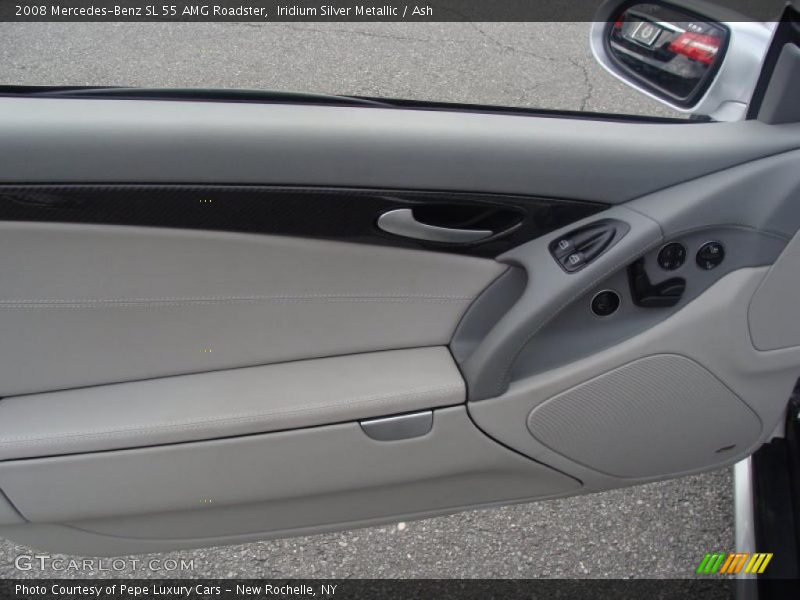 Iridium Silver Metallic / Ash 2008 Mercedes-Benz SL 55 AMG Roadster