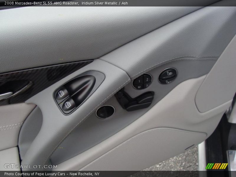 Iridium Silver Metallic / Ash 2008 Mercedes-Benz SL 55 AMG Roadster