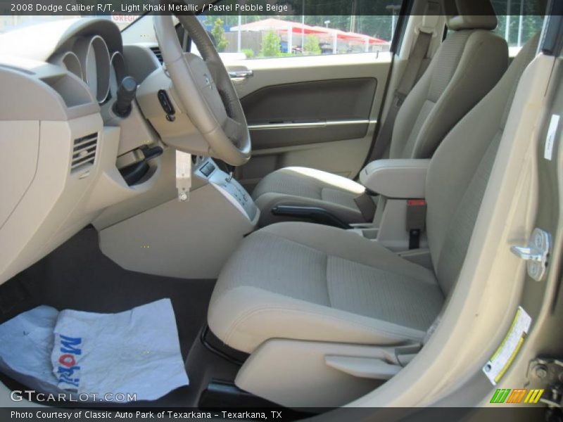 Light Khaki Metallic / Pastel Pebble Beige 2008 Dodge Caliber R/T