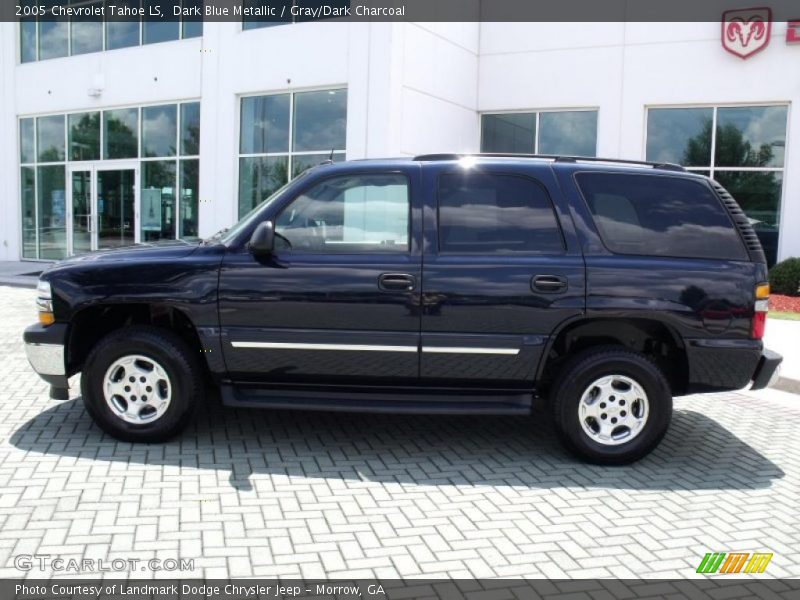 Dark Blue Metallic / Gray/Dark Charcoal 2005 Chevrolet Tahoe LS