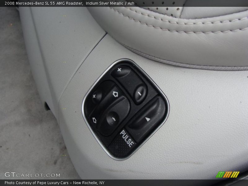 Iridium Silver Metallic / Ash 2008 Mercedes-Benz SL 55 AMG Roadster