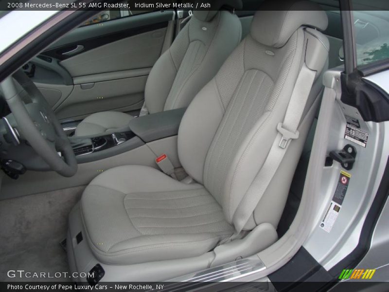 Iridium Silver Metallic / Ash 2008 Mercedes-Benz SL 55 AMG Roadster