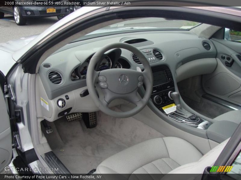 Iridium Silver Metallic / Ash 2008 Mercedes-Benz SL 55 AMG Roadster