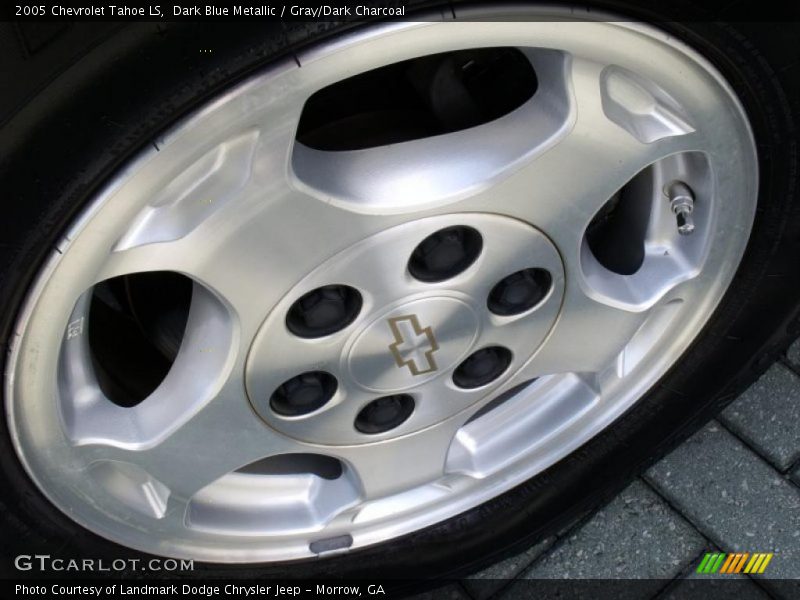 Dark Blue Metallic / Gray/Dark Charcoal 2005 Chevrolet Tahoe LS