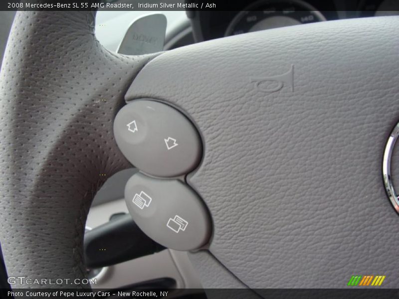 Iridium Silver Metallic / Ash 2008 Mercedes-Benz SL 55 AMG Roadster