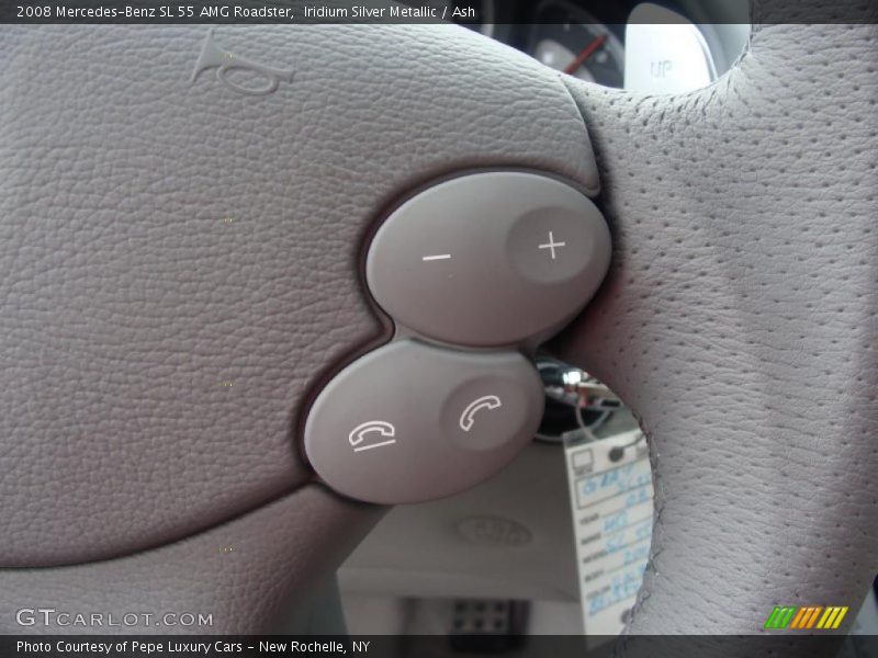 Iridium Silver Metallic / Ash 2008 Mercedes-Benz SL 55 AMG Roadster