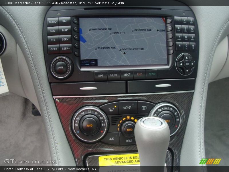 Iridium Silver Metallic / Ash 2008 Mercedes-Benz SL 55 AMG Roadster