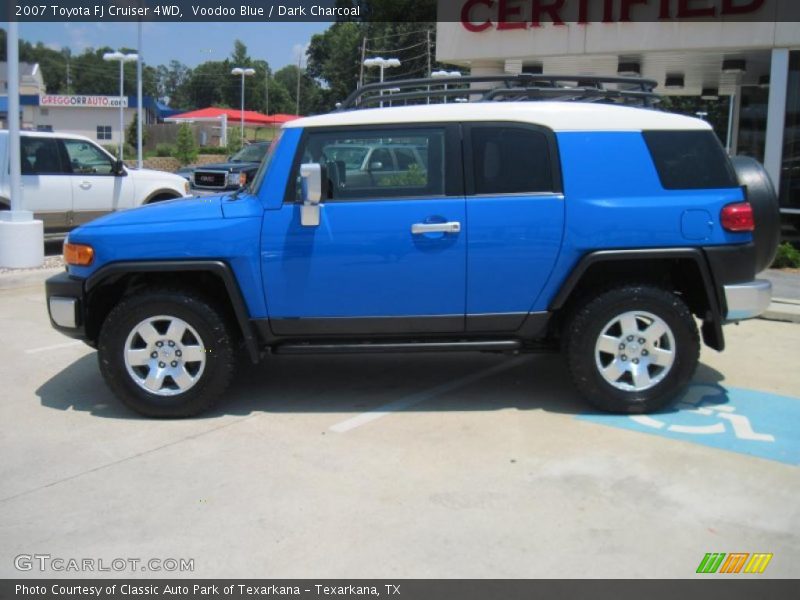Voodoo Blue / Dark Charcoal 2007 Toyota FJ Cruiser 4WD