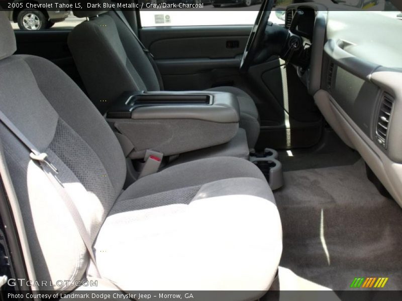Dark Blue Metallic / Gray/Dark Charcoal 2005 Chevrolet Tahoe LS