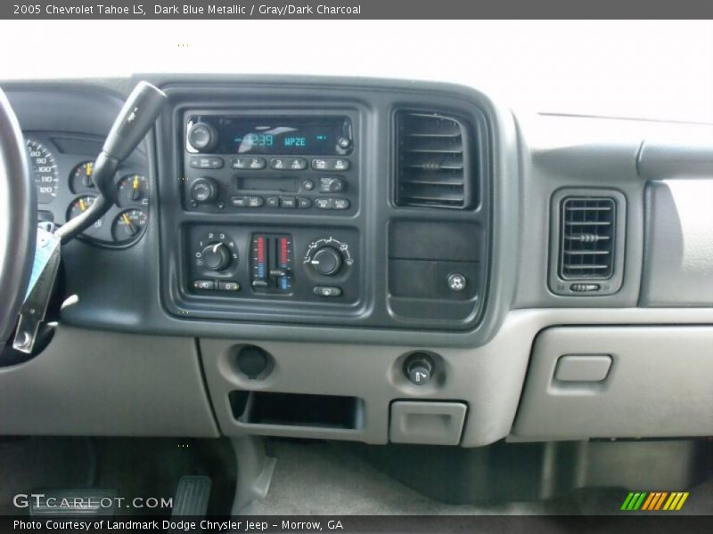 Dark Blue Metallic / Gray/Dark Charcoal 2005 Chevrolet Tahoe LS