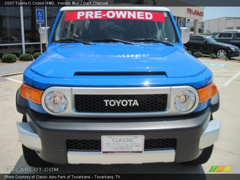 Voodoo Blue / Dark Charcoal 2007 Toyota FJ Cruiser 4WD