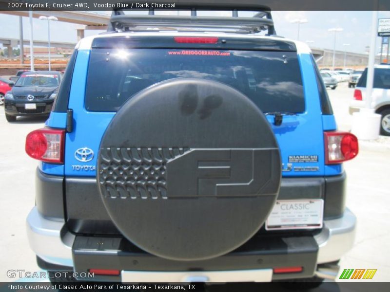 Voodoo Blue / Dark Charcoal 2007 Toyota FJ Cruiser 4WD