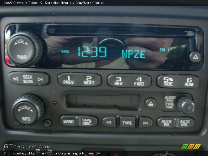 Dark Blue Metallic / Gray/Dark Charcoal 2005 Chevrolet Tahoe LS