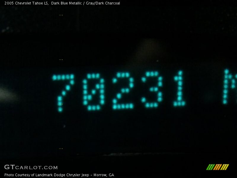 Dark Blue Metallic / Gray/Dark Charcoal 2005 Chevrolet Tahoe LS