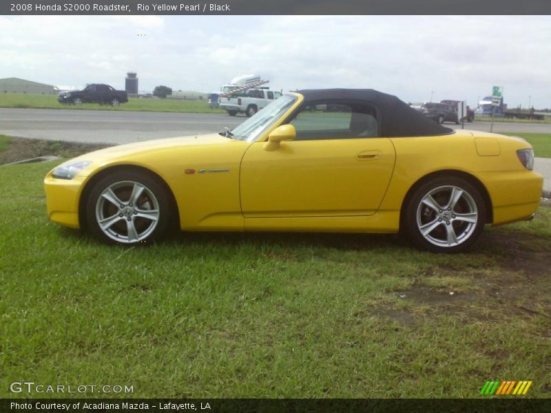 Rio Yellow Pearl / Black 2008 Honda S2000 Roadster