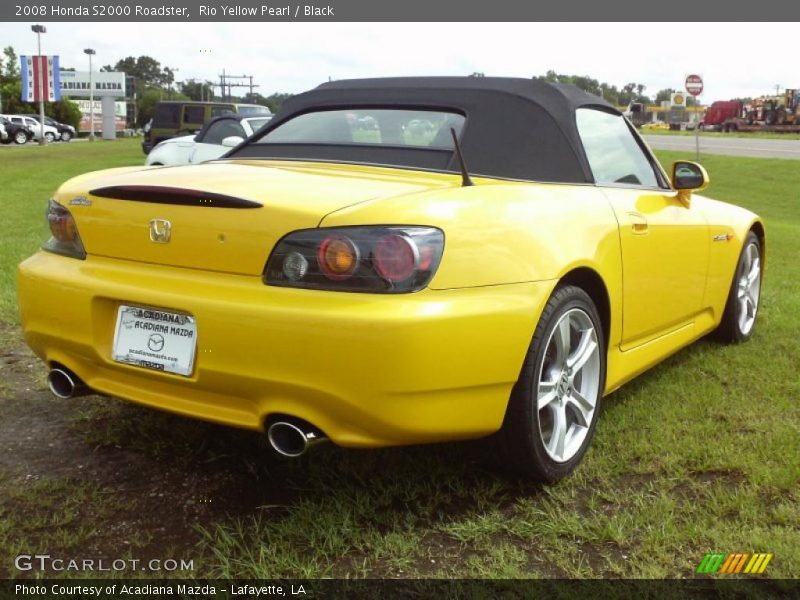 Rio Yellow Pearl / Black 2008 Honda S2000 Roadster