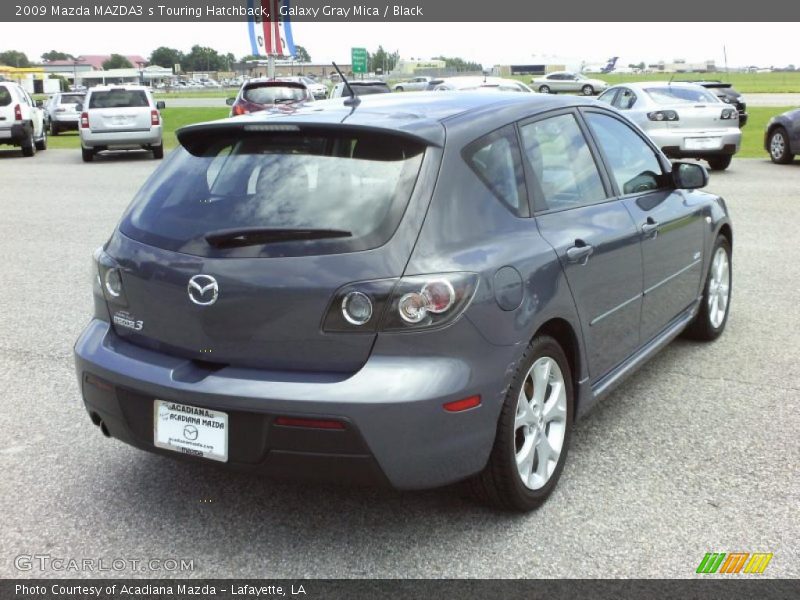 Galaxy Gray Mica / Black 2009 Mazda MAZDA3 s Touring Hatchback