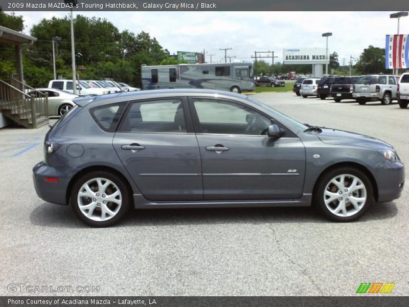 Galaxy Gray Mica / Black 2009 Mazda MAZDA3 s Touring Hatchback
