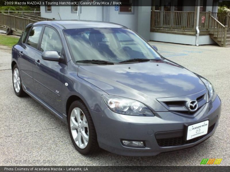 Galaxy Gray Mica / Black 2009 Mazda MAZDA3 s Touring Hatchback
