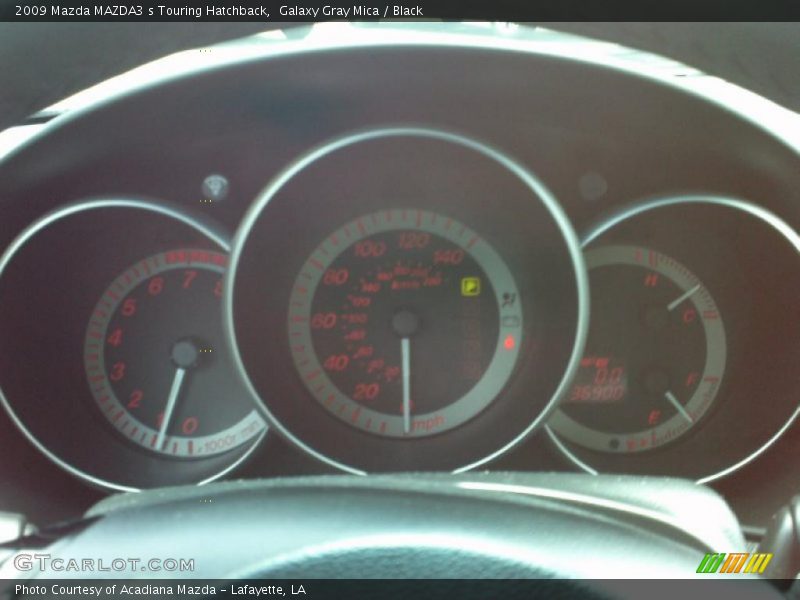 Galaxy Gray Mica / Black 2009 Mazda MAZDA3 s Touring Hatchback