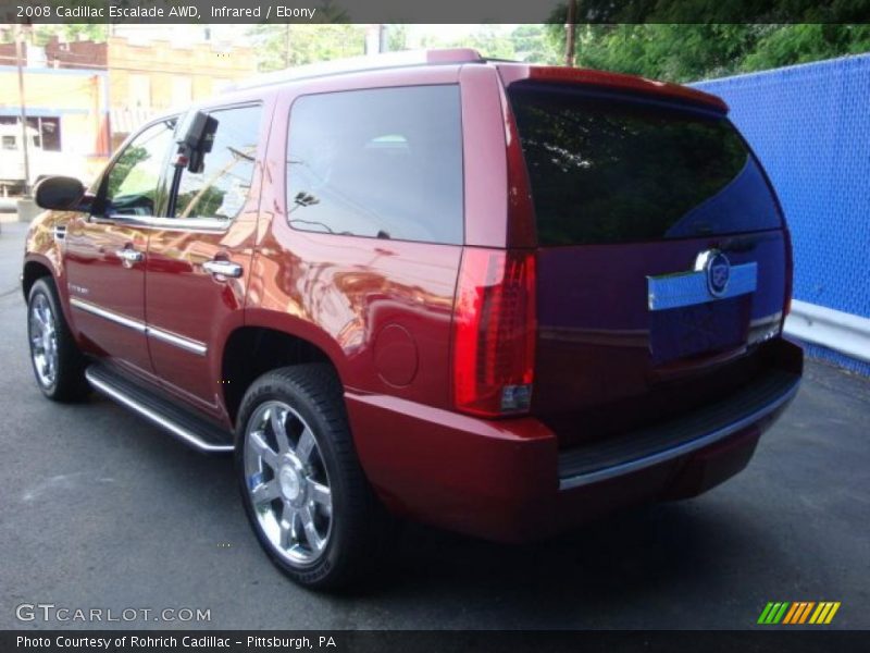 Infrared / Ebony 2008 Cadillac Escalade AWD