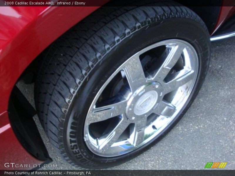 Infrared / Ebony 2008 Cadillac Escalade AWD