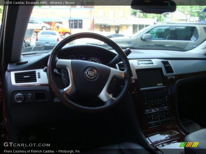 Infrared / Ebony 2008 Cadillac Escalade AWD