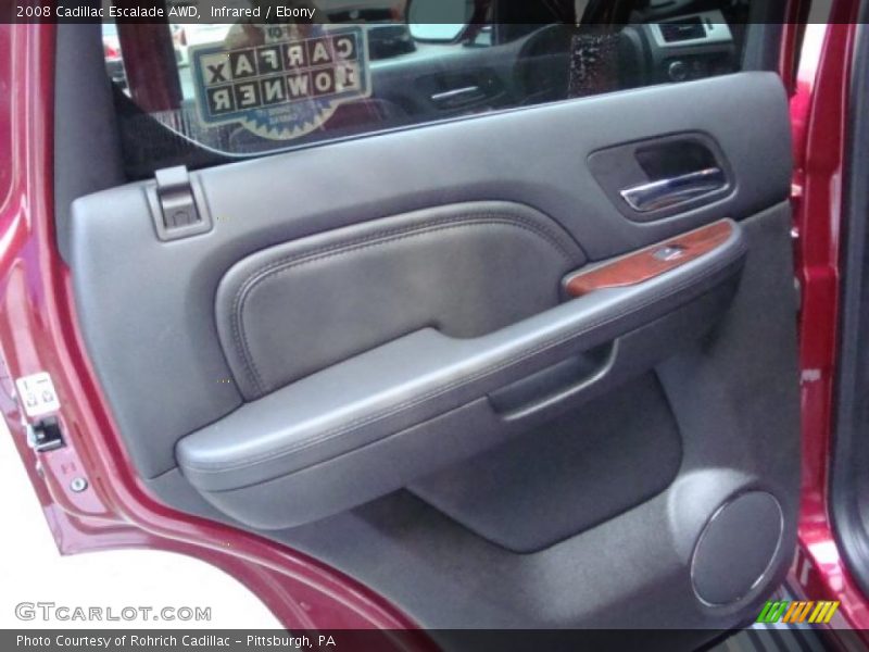 Infrared / Ebony 2008 Cadillac Escalade AWD