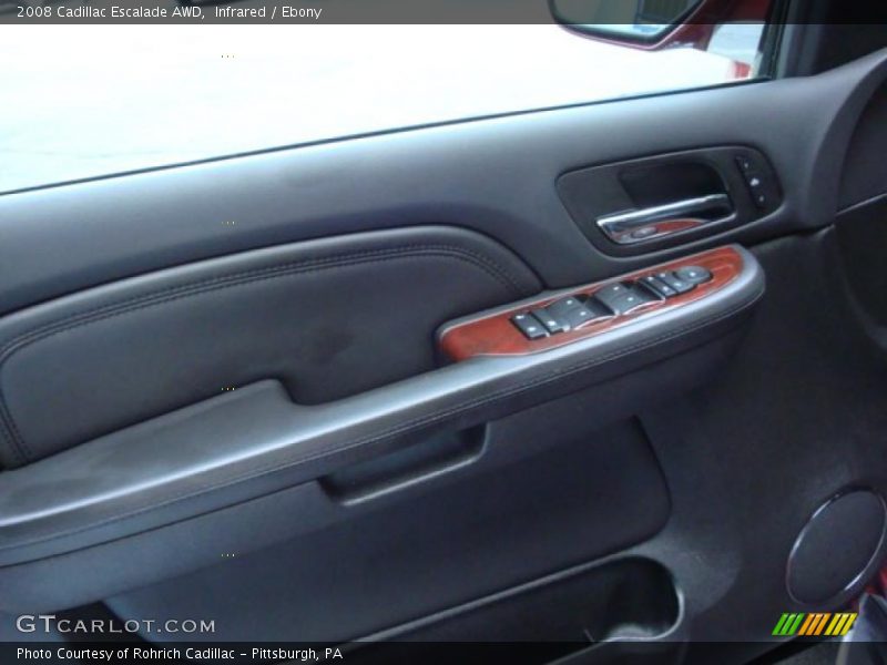 Infrared / Ebony 2008 Cadillac Escalade AWD