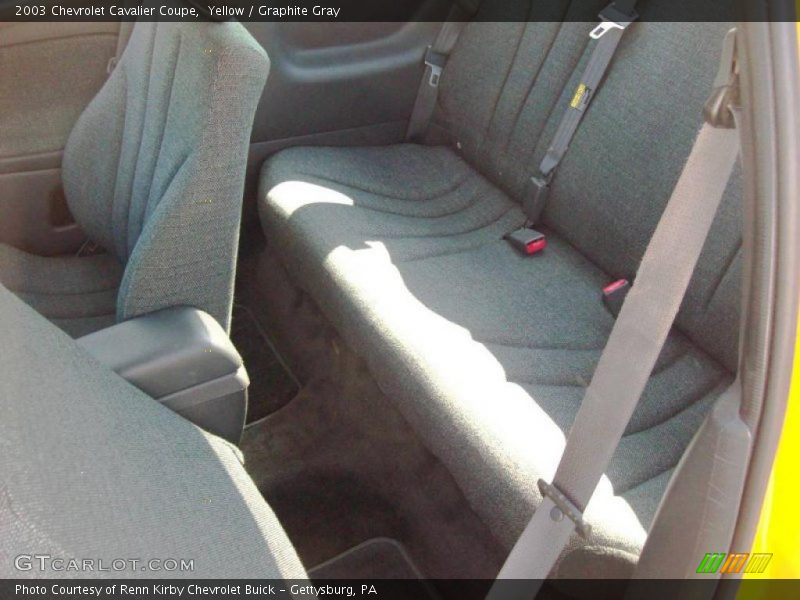 Yellow / Graphite Gray 2003 Chevrolet Cavalier Coupe