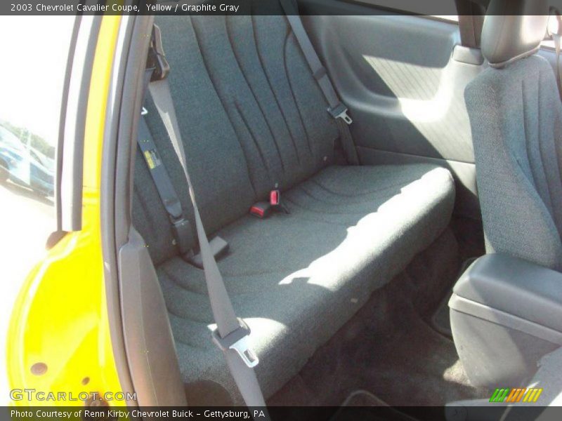 Yellow / Graphite Gray 2003 Chevrolet Cavalier Coupe