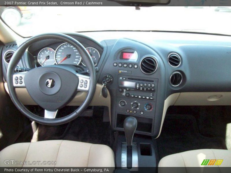 Crimson Red / Cashmere 2007 Pontiac Grand Prix Sedan
