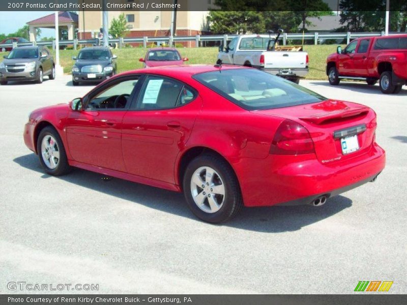 Crimson Red / Cashmere 2007 Pontiac Grand Prix Sedan