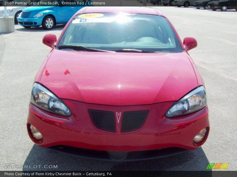 Crimson Red / Cashmere 2007 Pontiac Grand Prix Sedan