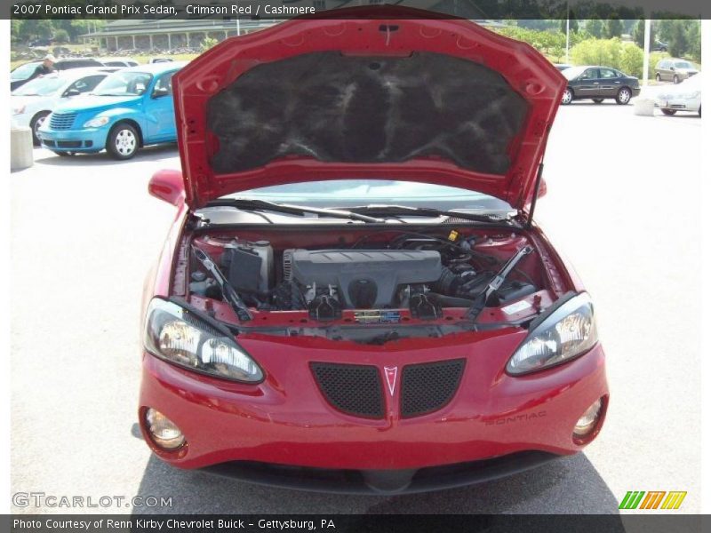 Crimson Red / Cashmere 2007 Pontiac Grand Prix Sedan